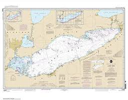 Paradise Cay Publications Noaa Chart 14820 Lake Erie 33 X 42 6 Traditional Paper