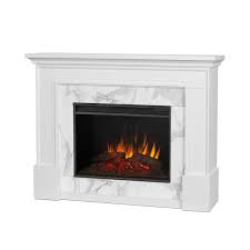 Freestanding Wooden Electric Fireplace