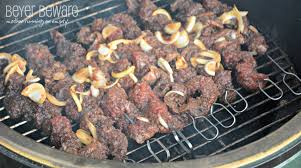this easy to make teriyaki marinade was perfect for these beef cube steak skewers