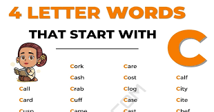 4 letter words starting with c