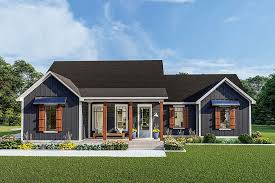 Ranch House Plan With Rear Entry Garage