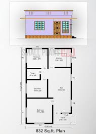 Floor Plan 542 Bedroom House Plans