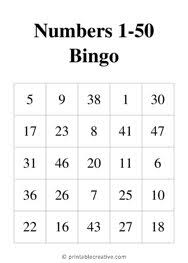 Click here for download instructions. Numbers 1 60 Bingo