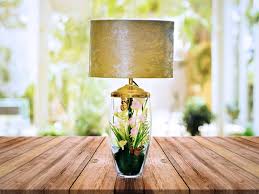Table Lamp Glass Lamp Bedside Table