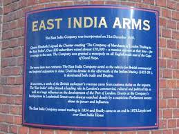 East India Arms Historical Marker