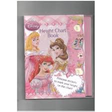 Kids Activity Books Disney Height Chart Princess Used