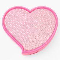 claire s pink heart bling makeup set