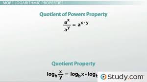Logarithmic Properties Power