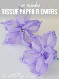 tissue paper flowers tutorial these