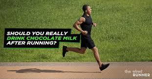 drink chocolate milk after running