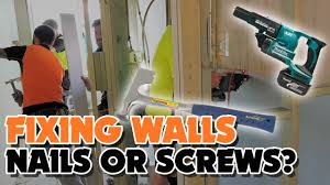 drywall fasteners ing or nailing