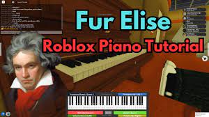 fur elise easy roblox piano tutorial
