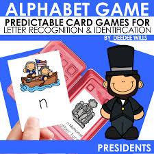 presidents alphabet game editable