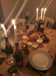 candle light dinner ideas for two at