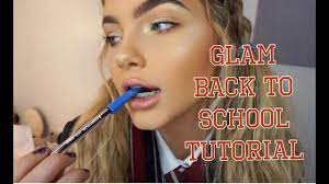 back to makeup tutorial glam