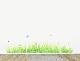 Fabric Wall Decal Grass Wall Decal