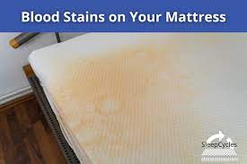 blood stains on your mattress how to
