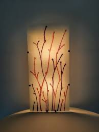 Ikea Design Wall Lamp Glass Shade Wall