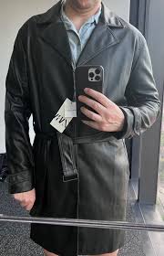 Zara Man Leather Handfeel Black Belted