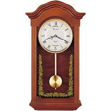 Bulova C4443 Pendulum Chime Wall Clock