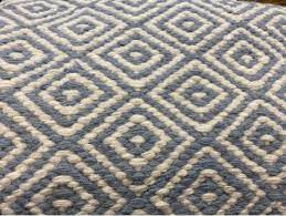 hand woven wool diamond pattern carpet