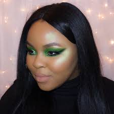 dramatic green eye makeup viseart