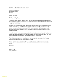 Sample Character Reference Letter For A Friend Template
