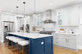 blue melamine cabinets trending design