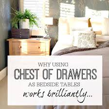 of drawers for bedside tables