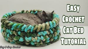 This would make a great crochet bowl or crochet. Easy Crochet Cat Bed Bagoday Crochet Tutorial 659 Subtitles Available In 21 Languages Youtube
