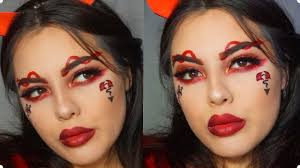 glam devil halloween makeup tutorial
