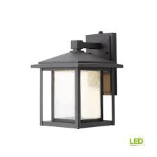 Home Decorators Collection Black Outdoor Seeded Glass Dusk