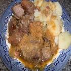 barbara s country style ribs  sauerkraut and potatoes