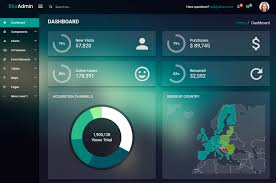 administration dashboard html template