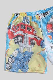 rework transformers boy shorts s m