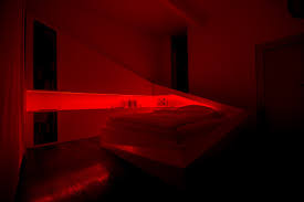 Red Light Bedroom Interior Design Ideas