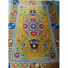 hand knotted tibbati carpet size