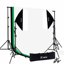 Shop For Upland Softbox Lighting Kit For Photo Photography And Video Studio 2 Softbox 20x28 Backdrop Support Stand 6 6x10ft 3 Backdrops 6x9 2ft At Wholesale Price On Crov Com