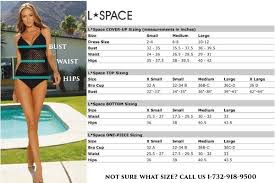 L Space Size Chart L Space Large Bras L Space Space