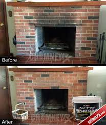 cleaning brick fireplaces