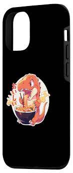 Amazon.com: iPhone 13 Kawaii Tyrannosaurs Rex Eating Ramen Japanese Yummy  Anime Case : Cell Phones & Accessories