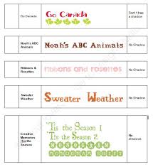 The Non Crafty Crafter Cricut Fonts List