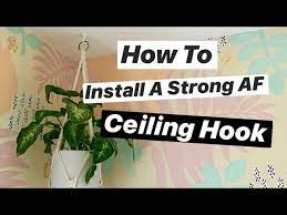 How To Install A Ceiling Hook Perfect