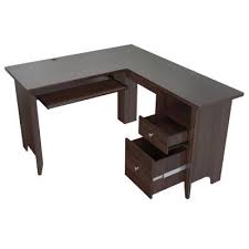 51.5 inches length x 23 inches width x 5.5 inches height. L Shaped Desks Home Office Furniture The Home Depot
