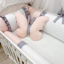 pad per set baby girl crib bedding