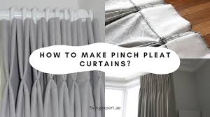 how to make pinch pleat curtains diy