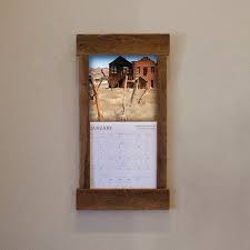 Rustic Barn Wood Calendar Frame