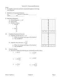 Honors Algebra 2 Chapter 8 Page 3