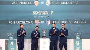La de hoy será la séptima final de supercopa entre madrid y barcelona. Spanish Super Cup Saudi Arabia To Host Barcelona Real Madrid Atletico Madrid And Valencia Bbc Sport