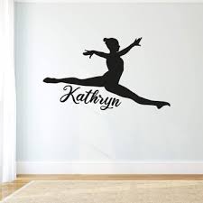 Gymnastics Ballerina Wall Art And